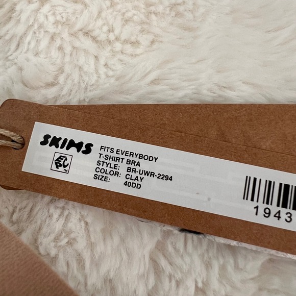 SKIMS Womens Fits Everybody TShirt Bra Clay 40DD Underwire Seamless NWT - Picture 5 of 10